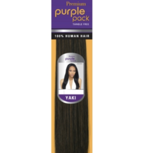 Outre Purple Pack Weaving 100% Human Hair #Yaki Straight (8"-16")