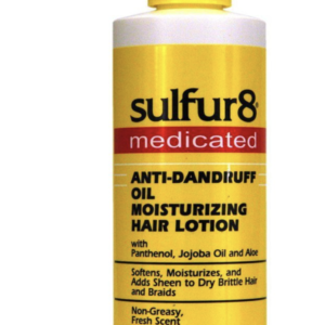 Sulfur8 Medicated Anti-Dandruff Oil Moisturizing Hair Lotion 8oz