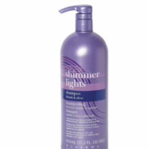 Clairol Professional Shimmer Lights Shampoo for Blonde & Silver Hair (31.5 oz)