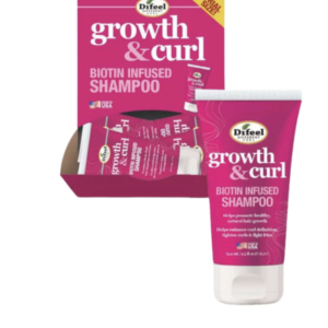 Difeel Growth & Curl Biotin Infused Shampoo 2.5oz
