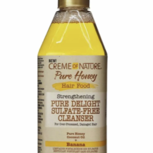 Creme of Nature Pure Honey Hair Food Strengthening Pure Delight Sulfate-Free Cleanser 12oz