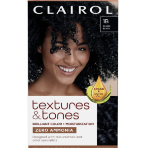 Clairol Professional Textures & Tones Permanent Hair Color #1B Silken Black