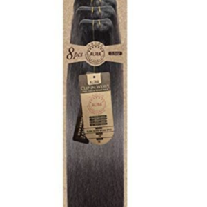 Janet Collection Aliba 100% Human Hair 8pcs Clip-In #Straight (10"-22")