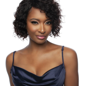 Mane Concept Trill 100% Unprocessed Human Hair Wig Perm Curl 10" #TR1181